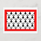 Limousin-Flagge Postkarte (Vorderseite)