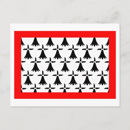 Limousin-Flagge Postkarte (Vorderseite)