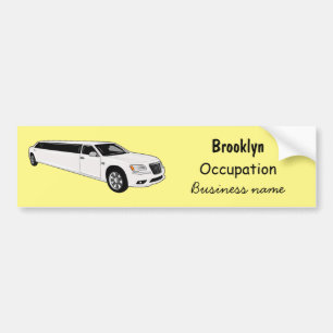 Limousine-Cartoon-Abbildung Autoaufkleber