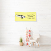 Limousine-Cartoon-Abbildung Banner (Insitu)