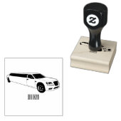 Limousine-Cartoon-Abbildung Gummistempel (Stempel)