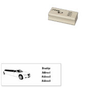 Limousine-Cartoon-Abbildung Gummistempel (Stempel)