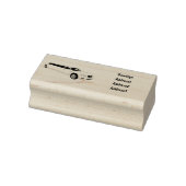Limousine-Cartoon-Abbildung Gummistempel (Stempel)