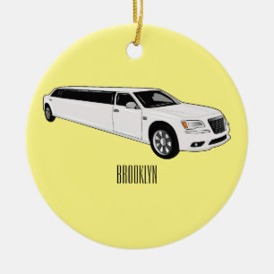 Limousine-Cartoon-Abbildung Keramik Ornament