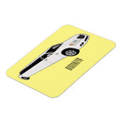 Limousine-Cartoon-Abbildung Magnet (Linke Seite)