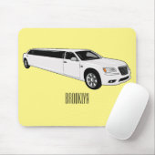 Limousine-Cartoon-Abbildung Mousepad (Mit Mouse)