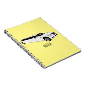 Limousine-Cartoon-Abbildung Notizblock (Rechte Seite)