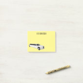 Limousine-Cartoon-Abbildung Post-it Klebezettel (Auf Schreibtisch)