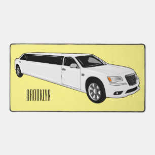 Limousine-Cartoon-Abbildung Schreibtischunterlage