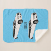 Limousine-Cartoon-Abbildung Sherpadecke (Vorderseite (Horizontal))