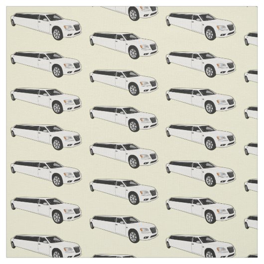 Limousine-Cartoon-Abbildung Stoff (Muster)