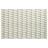 Limousine-Cartoon-Abbildung Stoff (Fat Quarter (45,7 x 55,9 cm))