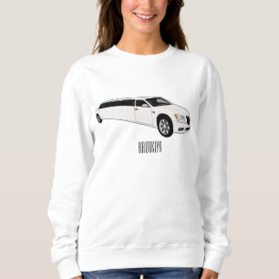 Limousine-Cartoon-Abbildung Sweatshirt