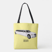 Limousine-Cartoon-Abbildung Tasche (Rückseite)