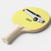 Limousine-Cartoon-Abbildung Tischtennis Schläger (Vorderseite)