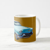 Limousine Deville Cadillac Luxus-Auto 1956 Kaffeetasse (VorderseiteRechts)
