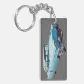 Limousine Deville Cadillac Luxus-Auto 1956 Schlüsselanhänger (Vorderseite links)