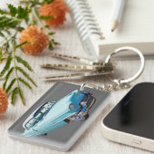 Limousine Deville Cadillac Luxus-Auto 1956 Schlüsselanhänger (Vorderseite rechts)