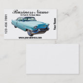 Limousine Deville Cadillac Luxus-Auto 1956 Visitenkarte (Vorne/Hinten)