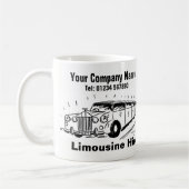 Limousine Hire Cartoon Kaffeetasse (Links)