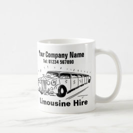 Limousine Hire Cartoon Kaffeetasse
