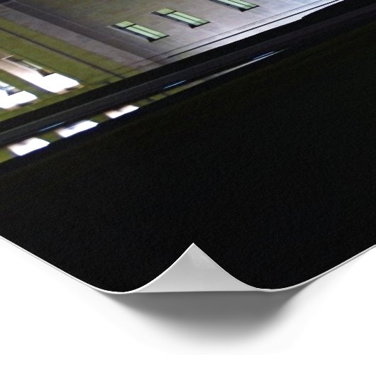 Limousine im Nelson-Atkins Museum of Art Poster (Ecke)