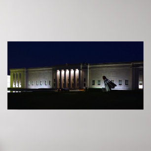 Limousine im Nelson-Atkins Museum of Art Poster