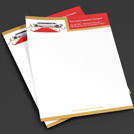 Limousine Letterhead Briefkopf