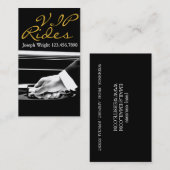 Limousine Limo Car Services Fahrerkarte Visitenkarte (Vorne/Hinten)