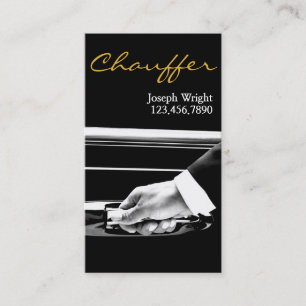 Limousine Limo Car Services Fahrerkarte Visitenkarte