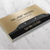 Limousine Limousine & Auto Service Modernes Gold Visitenkarte