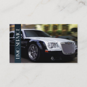 Limousine, Limousinenservice, Taxi-Fahrergeschäft Visitenkarte