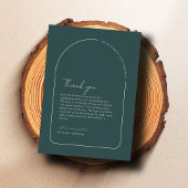 Limousine Modern Arch Foto Elegante Hochzeit Dankeskarte