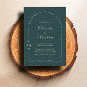 Limousine Modern Arch Foto Elegante Hochzeit Einladung