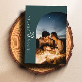 Limousine Modern Arch Foto Elegante Hochzeit Einladung