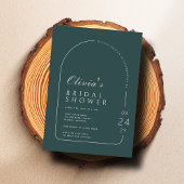 Limousine Modernes Arch Foto Brautparty Einladung