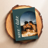 Limousine Modernes Foto Arch Save the Date Einladung