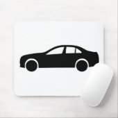 Limousine-Silhouette Mousepad (Mit Mouse)