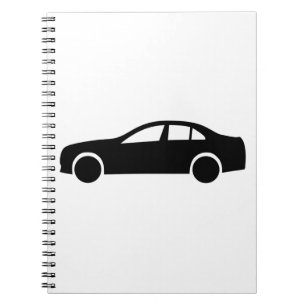 Limousine Silhouette Notizblock