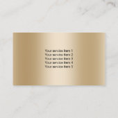 Limousine & Taxi Mietwagen Abstrakt Blue Black Visitenkarte (Rückseite)