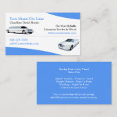 Limousine-Visitenkarte Visitenkarte (Vorne/Hinten)