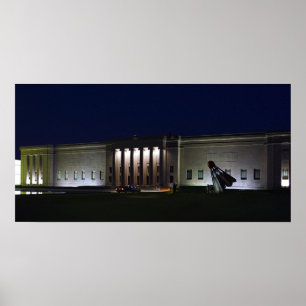 Limousine vor dem Nelson-Atkins Museum of Art Poster