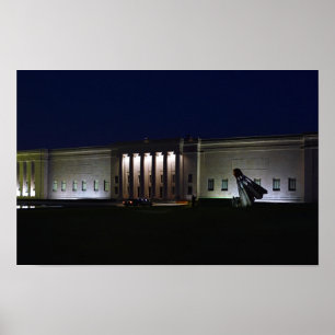 Limousine vor dem Nelson-Atkins Museum of Art Poster