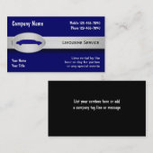 Limousinen-Dienstleistungsunternehmen-Karten Visitenkarte (Vorne/Hinten)