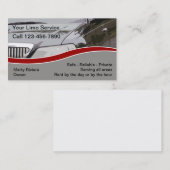 Limousinen-Dienstleistungsunternehmen-Karten Visitenkarte (Vorne/Hinten)