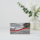 Limousinen-Dienstleistungsunternehmen-Karten Visitenkarte (Stehend Vorderseite)