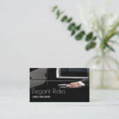 Limousinen Limo Car Services Treiber-Visitenkarte Visitenkarte (Stehend Vorderseite)