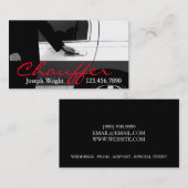 Limousinen Limo Car Services Treiber-Visitenkarte Visitenkarte (Vorne/Hinten)