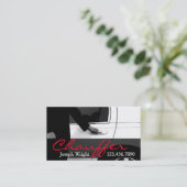 Limousinen Limo Car Services Treiber-Visitenkarte Visitenkarte (Stehend Vorderseite)