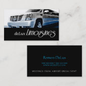 Limousinen, Limo-Services, Fahrerkarte Visitenkarte (Vorne/Hinten)